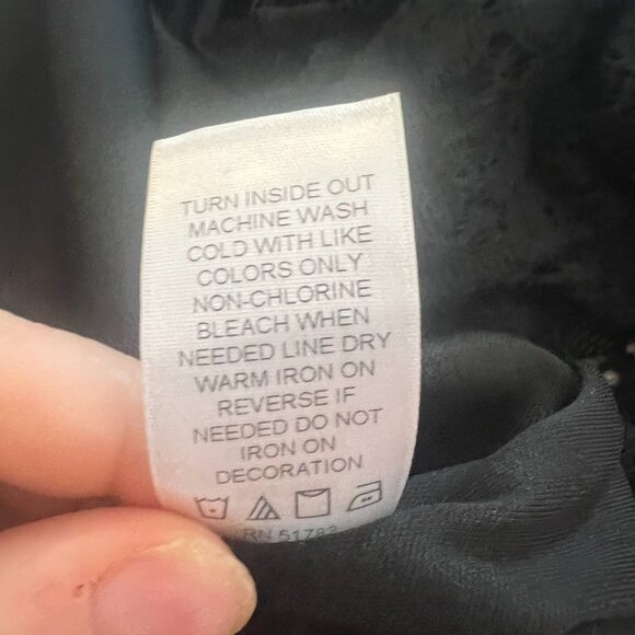 Maurices Women's Little Black Lace Dress with Adjustable Straps, Size XXL - Picture 10 of 11